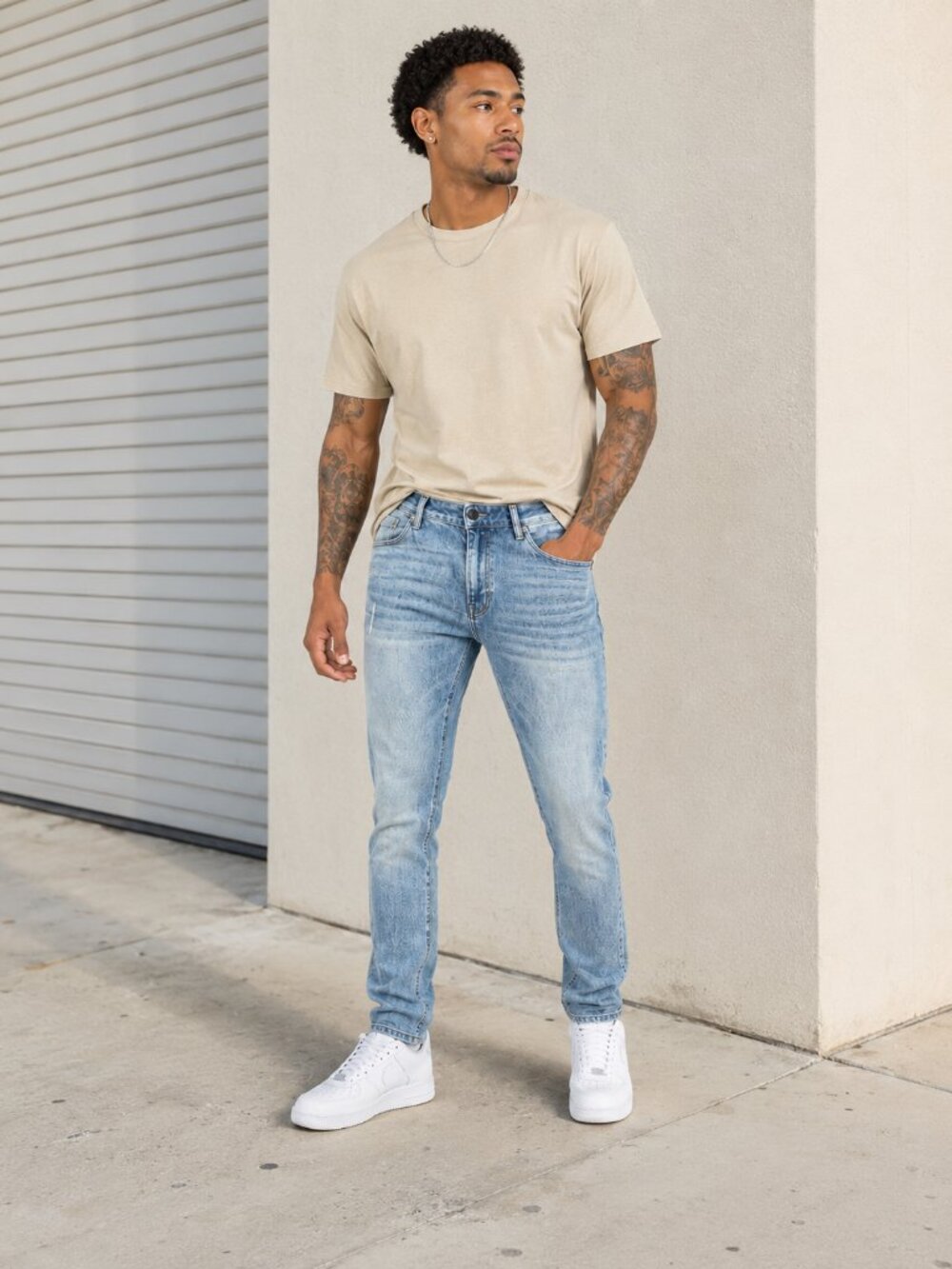 New Men's WYXZ Nomad Slim Fit Stretch Denim - 34x30